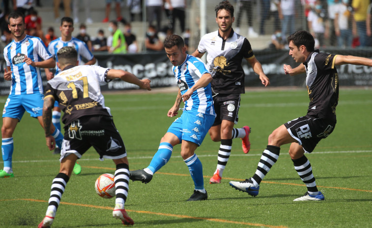 SD Logroñés y Unionistas se caen del quinteto perseguidor del Depor