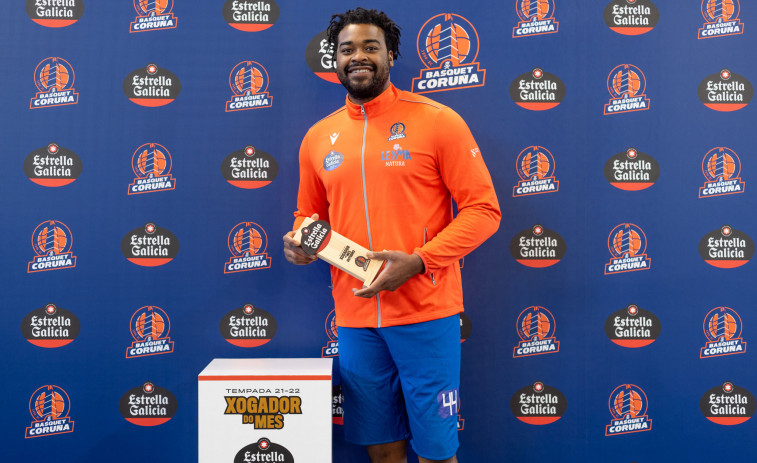 Nick Ward, jugador Estrella Galicia del mes de octubre