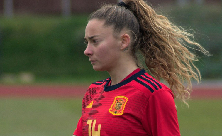 Ainhoa Marín, tercera blanquiazul con la Roja esta temporada