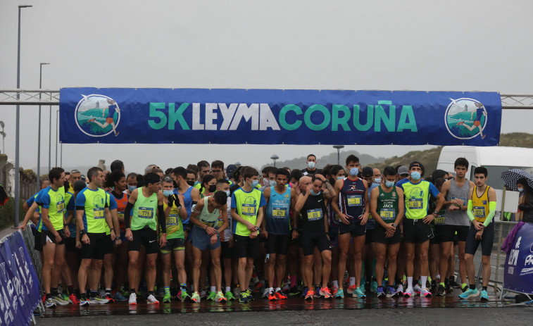 Pablo Bocelo y Laura Santos, los más rápidos en la 5K Leyma Coruña