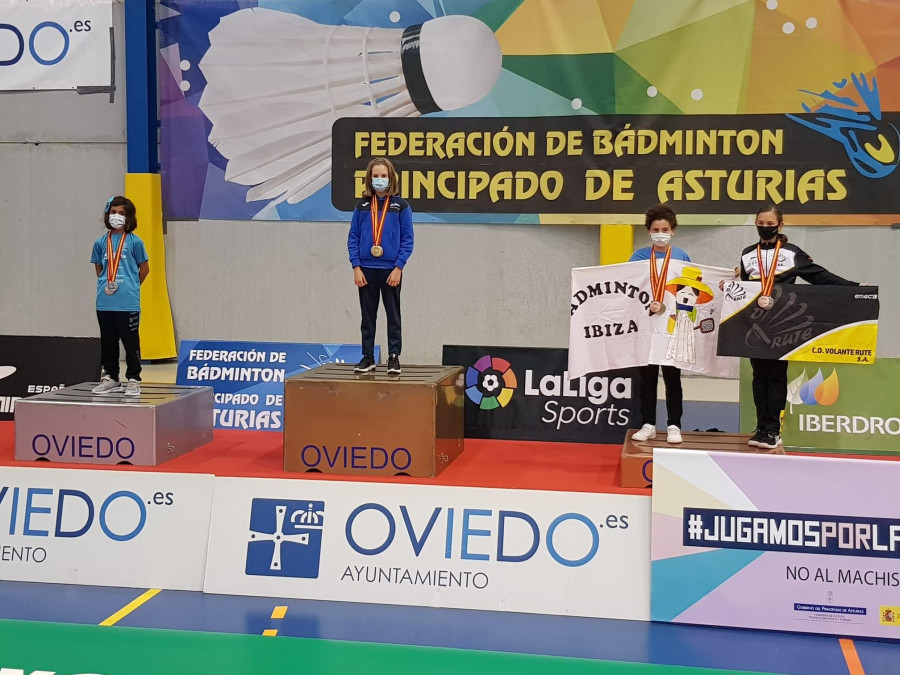 Tres medallas, con dos oros, para Maia Freire