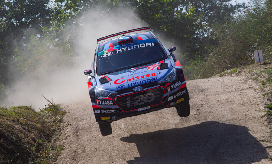 Iván Ares, Santi García y Roberto Blach, trío coruñés en el Rally Reino de León