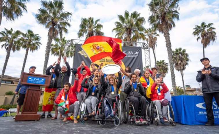 La selección española busca volver a brillar en el Mundial de Surf Adaptado