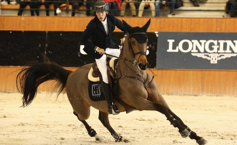 Diego Ramos, campeón de España de Jóvenes Jinetes, en el CSI 1 estrella Casas Novas