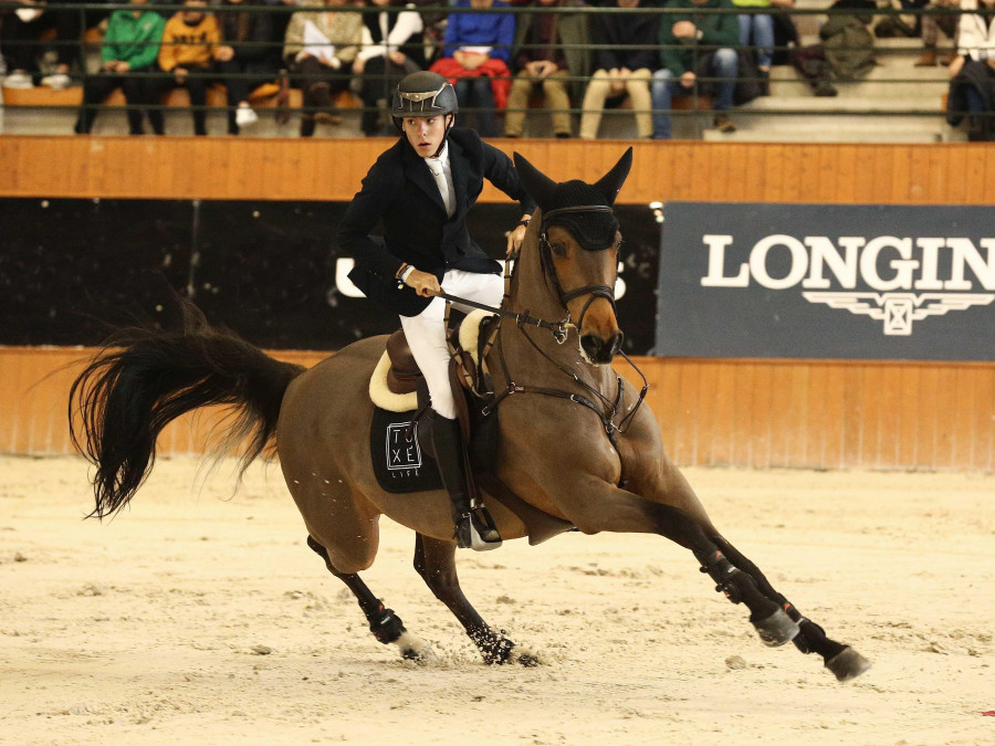 Diego Ramos, campeón de España de Jóvenes Jinetes, en el CSI 1 estrella Casas Novas