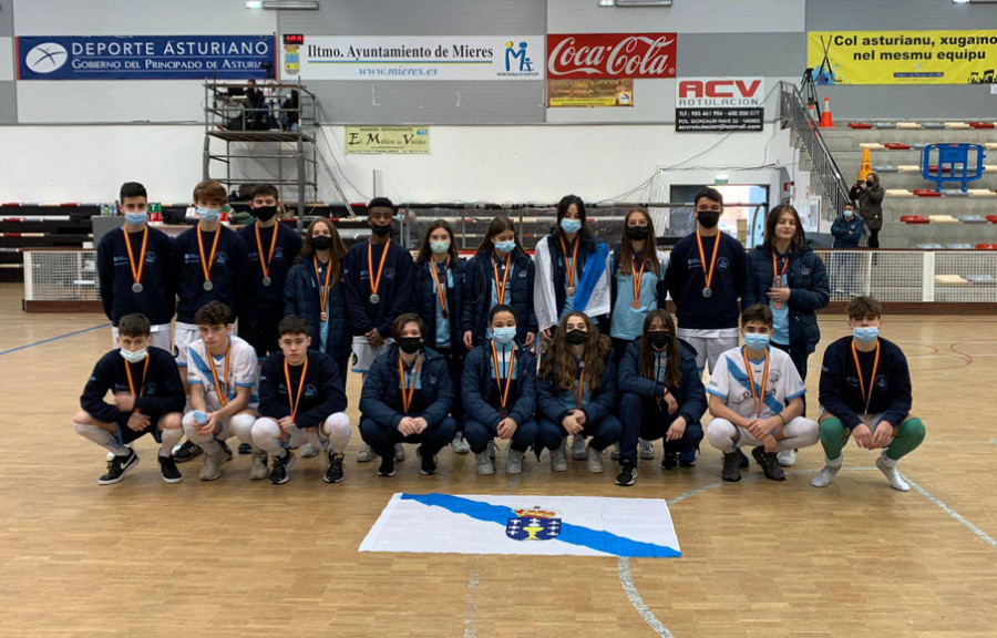 Galicia, plata y bronce en el Nacional sub-16 de hockey patines