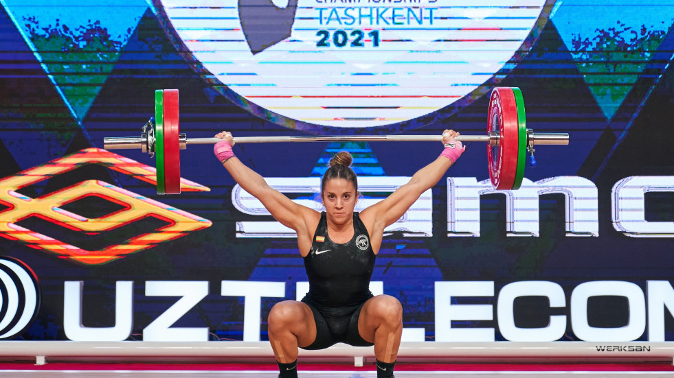 Irene Martínez, nuevo récord de España y 13ª en el Mundial de halterofilia