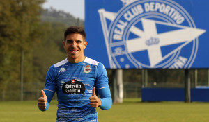 Víctor García, única baja del Depor en Las Gaunas