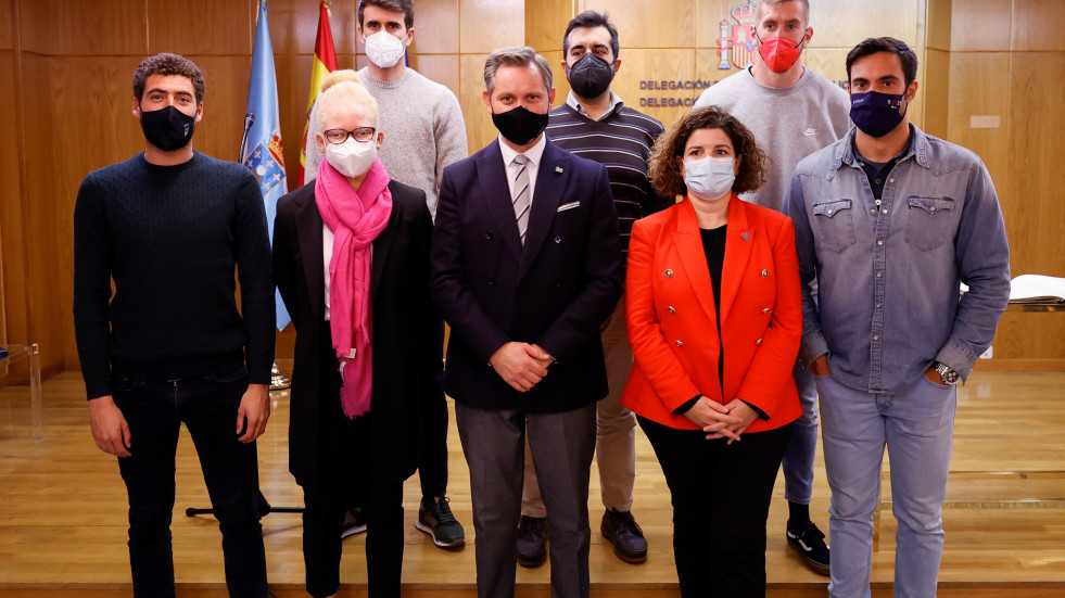 Miñones recibe a medallistas olímpicos y les da las gracias por situar Galicia en el mapa