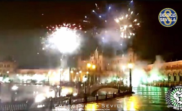 Identificado el autor de un vídeo de la celebración no autorizada con bengalas de hinchas del Betis