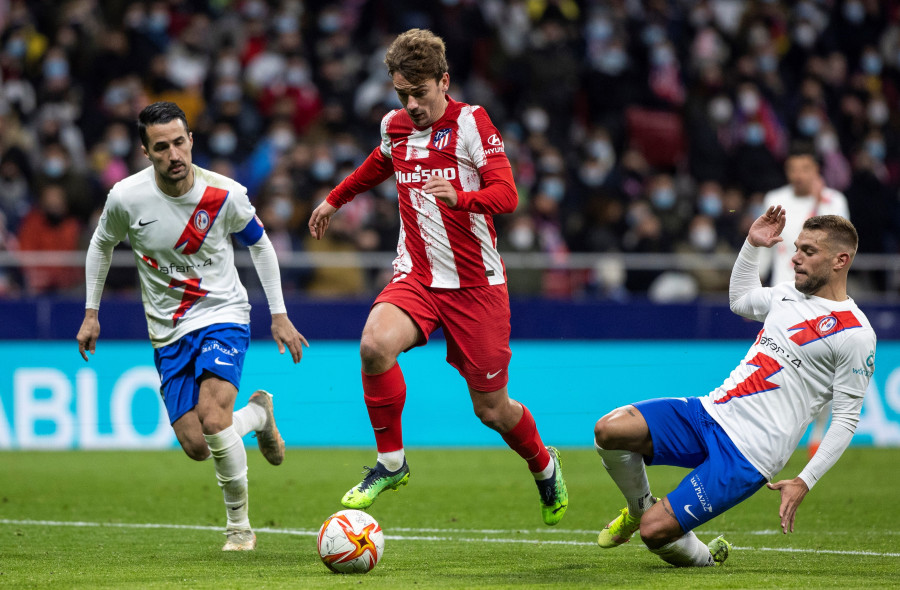 El Atlético se toma muy en serio la Copa