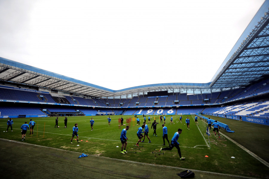 Riazor recibió al Depor antes del estreno