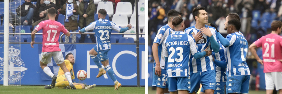 La doble ‘M’ lanza a un Deportivo campeón de invierno