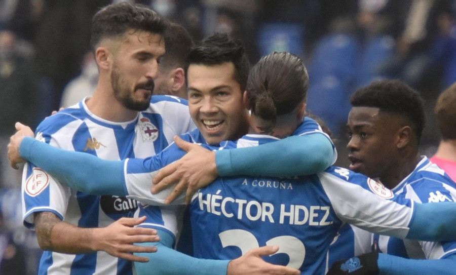 El Depor exhibe el mejor estado de forma del fútbol español