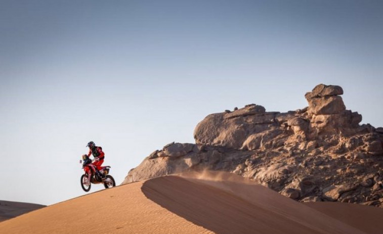Barreda, tercero en la etapa, se pone cuarto en la general del Dakar