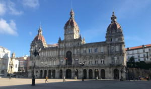 El Palacio Municipal de María Pita se teñirá de azul para apoyar al Deportivo