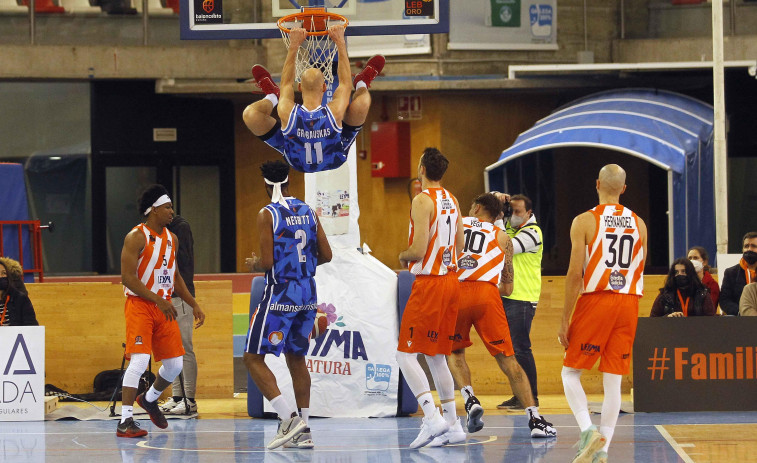 Negro regreso del Leyma Basquet Coruña