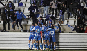 Cede la valla del campo del Zamora cuando el Dépor celebraba el gol