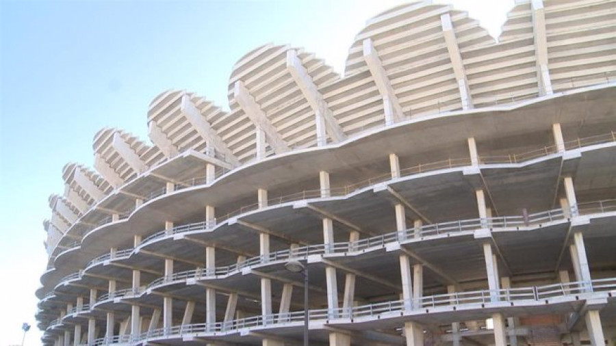 El Valencia CF recurre ante el TSJCV la denegación de la prórroga del Mestalla
