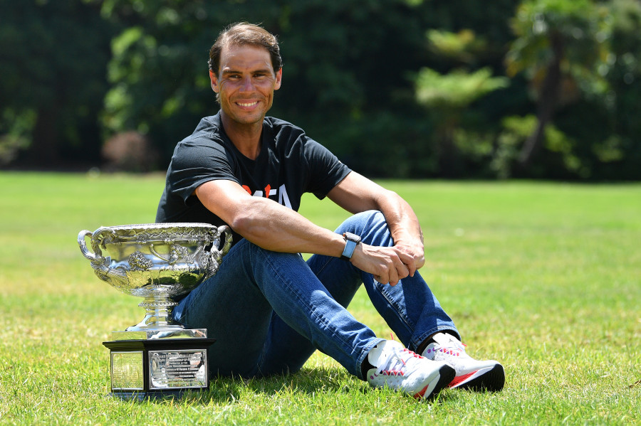 Nadal recibe el quinto trofeo ATP Stefan Edberg a la deportividad