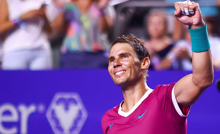 Rafa Nadal comienza firme su andadura en el torneo de Acapulco