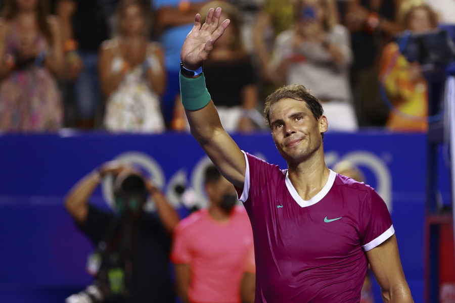 Nadal firma su mejor inicio de temporada para avanzar a cuartos de final en Acapulco