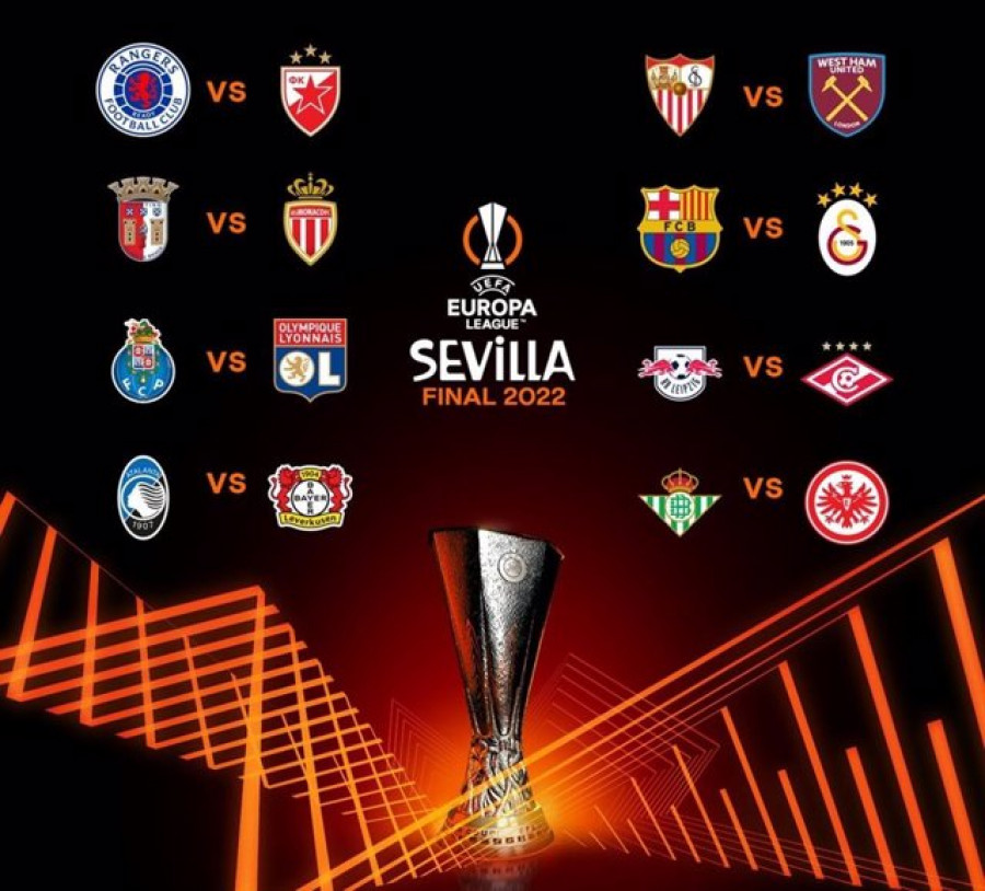 Sevilla-West Ham, Barça-Galatasaray y Betis-Frankfurt, octavos de Liga Europa