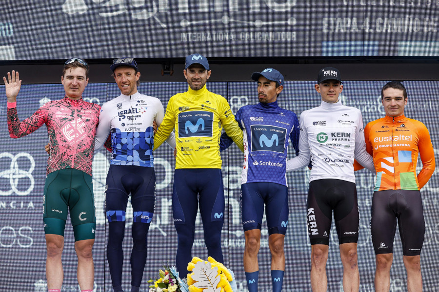 Valverde gana O Gran Camiño y el ucraniano Padun se lleva la crono