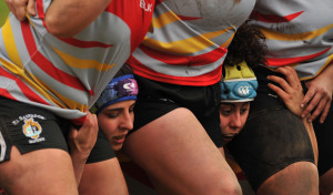 El encuentro entre las selecciones de Rugby de Galicia y Castilla y León en Acea de Ama