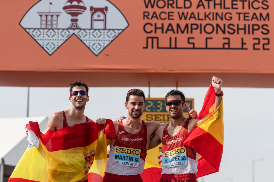 Doblete de España con oro para equipo masculino y plata para femenino en 35km