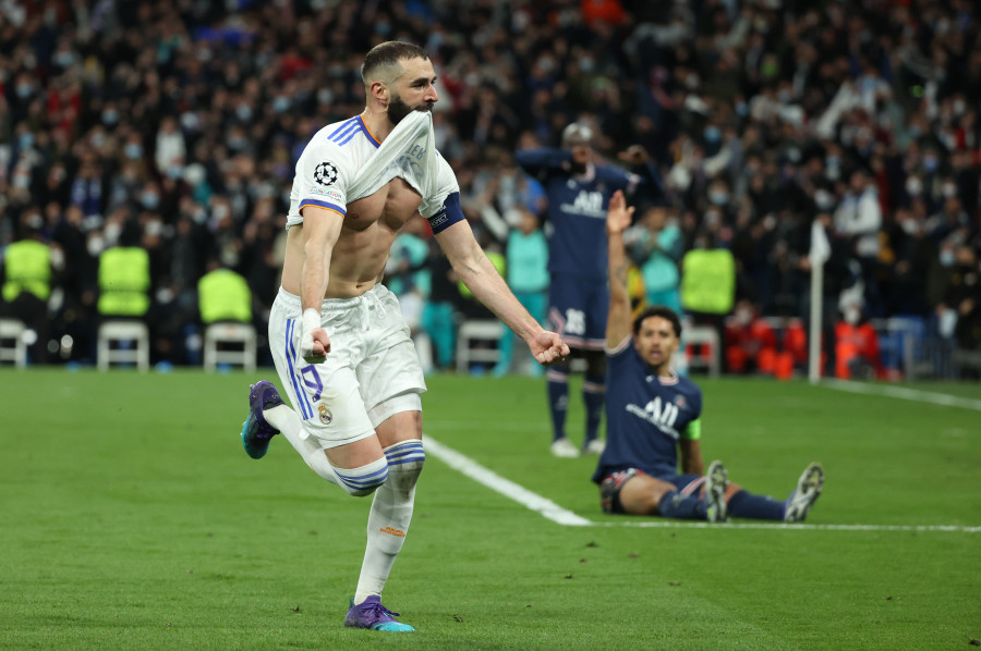 Benzema lidera una remontada histórica ante el PSG que vale el pase a cuartos