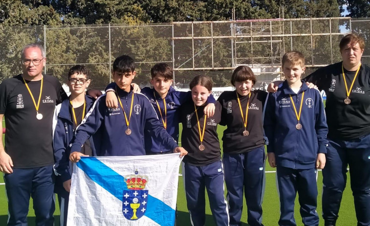 Galicia logra el bronce tanto femenino como masculino