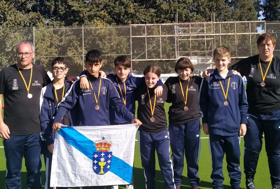 Galicia logra el bronce tanto femenino como masculino