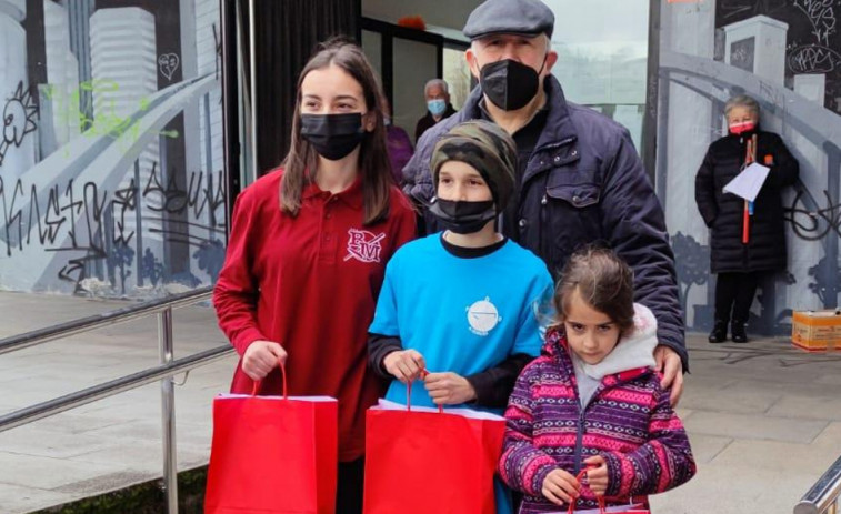 Manu Pozo, Geni e Abel impuxéronse na proba de Castro Laxe