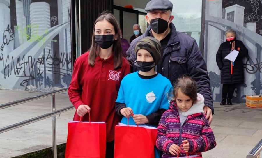 Manu Pozo, Geni e Abel impuxéronse na proba de Castro Laxe