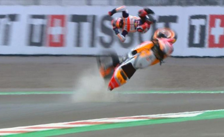 Márquez sufre un nuevo episodio de diplopía tras caída en Indonesia