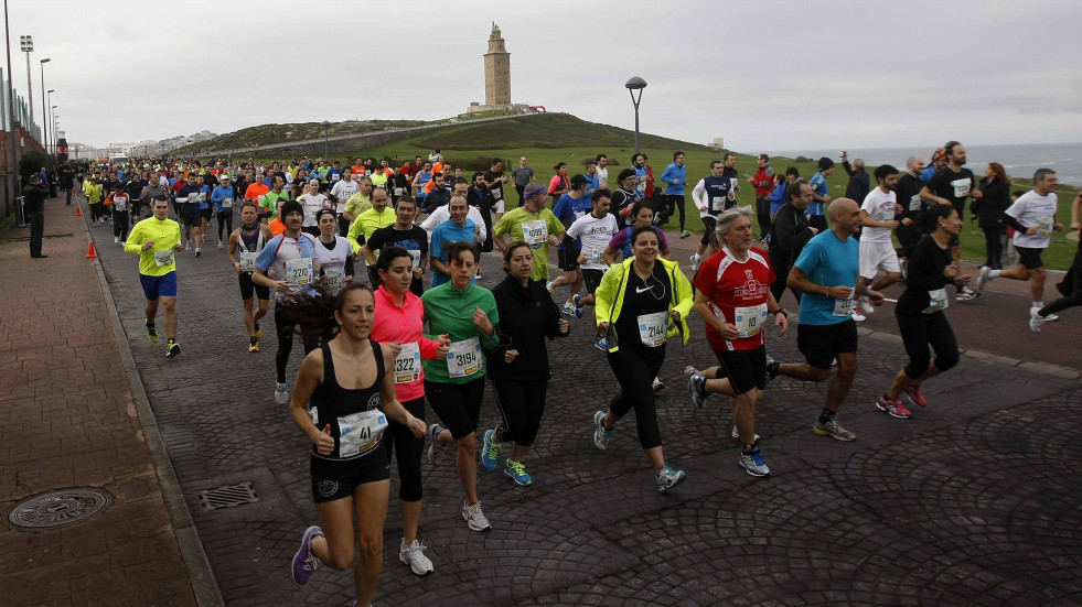 Más de 2.400 participantes en una jornada muy especial en A Torre