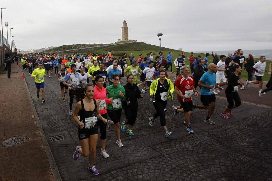 Más de 2.400 participantes en una jornada muy especial en A Torre