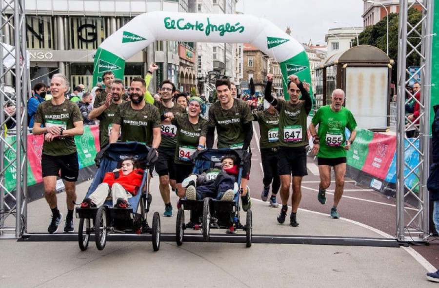 Los Marines Enki consiguen su dorsal para la Maratón de Nueva York