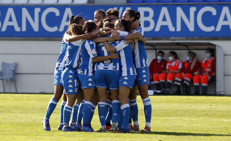 El Depor Abanca reacciona a lo grande y golea al líder con una versión más directa