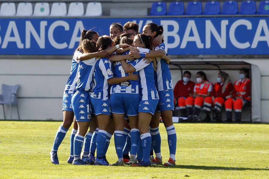 El Depor Abanca reacciona a lo grande y golea al líder con una versión más directa