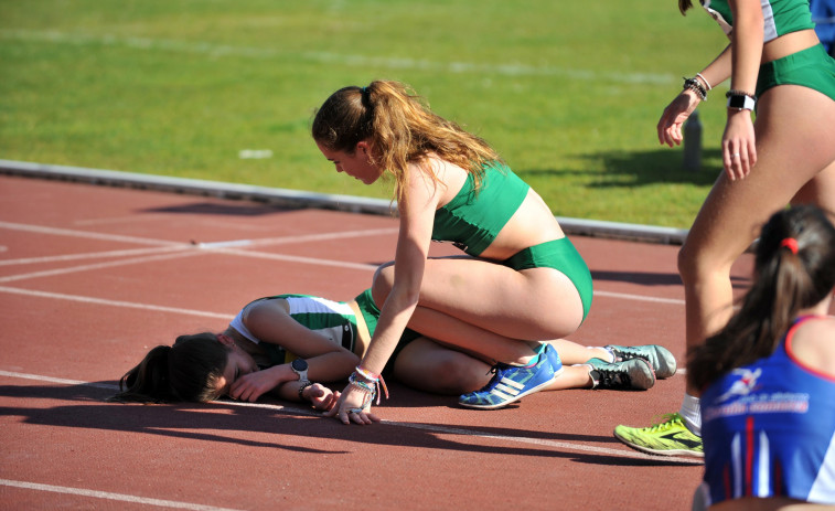 Elviña acogió la segunda jornada del circuito Coruña Corre en pista