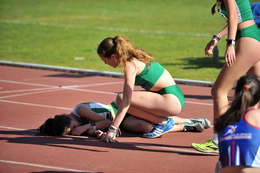 Elviña acogió la segunda jornada del circuito Coruña Corre en pista