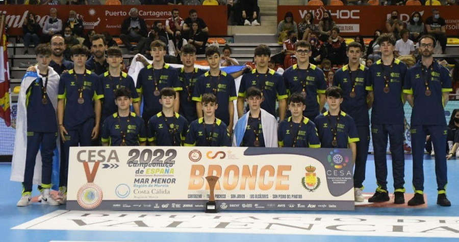 Balonmano | Galicia se cuelga el bronce