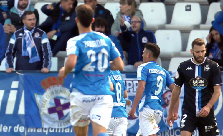El Depor hace agua fuera de Riazor en la segunda vuelta