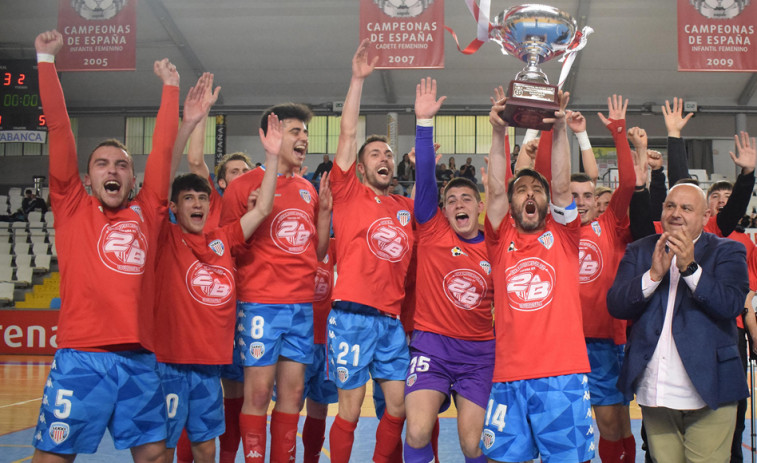 Fútbol sala | El Lugo Sala consigue   el ascenso a la tercera
