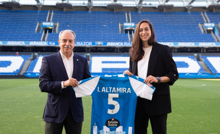 ​La 'kaiser' Inés Altamira será futbolista del Deportivo Abanca hasta junio de 2024