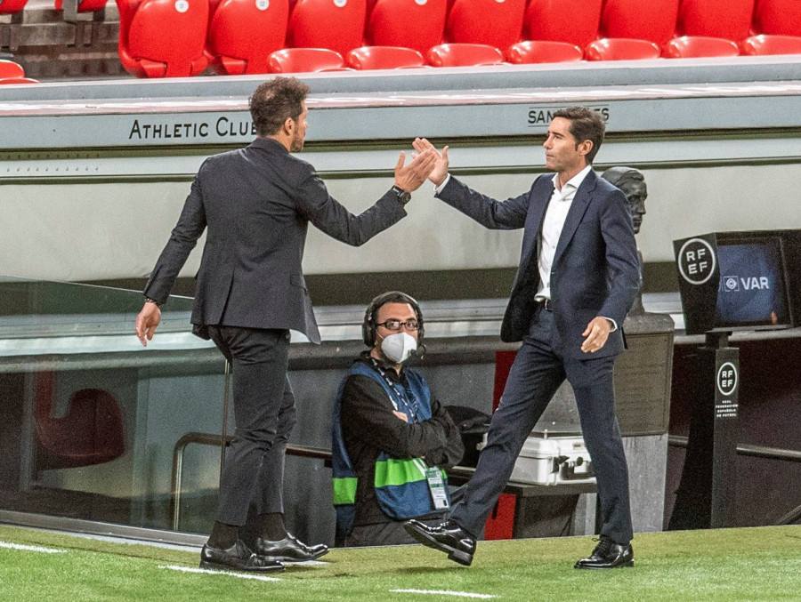 Marcelino reta a Simeone con Europa en juego