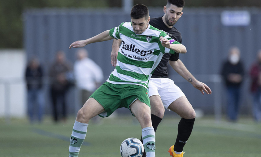 Un gol de Jorge García en el minuto 90 acaba con el pleno del Paiosaco