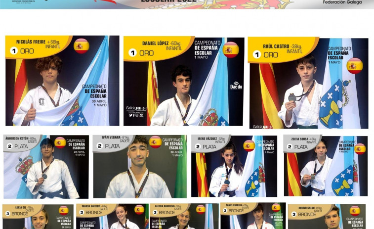 Judo | Buen papel de los jóvenes coruñeses en Pamplona